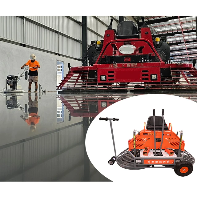 1 Meter Ride-on Trowel Rural Concrete Pavement Polishing Machine