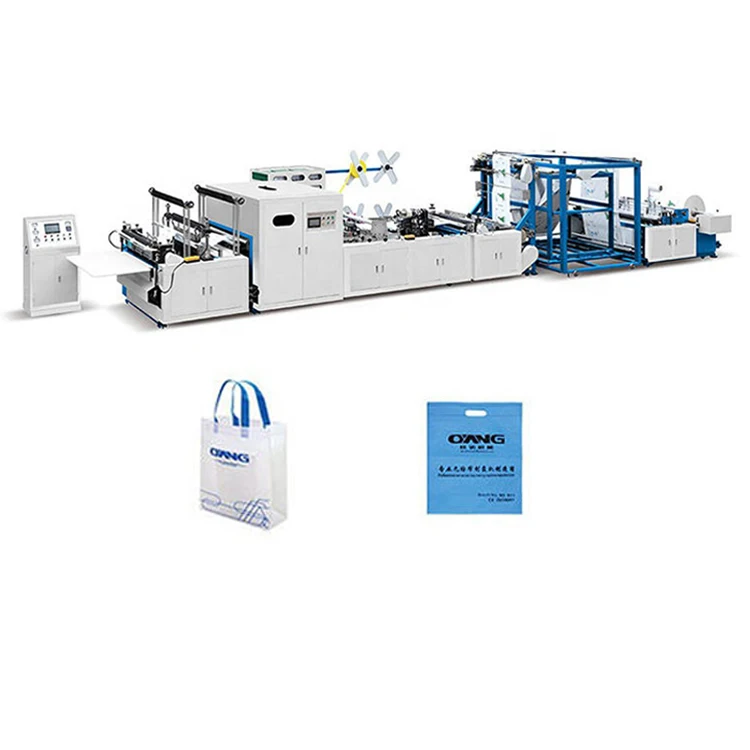 2022 Full Automatic Non Woven Bags Making Machine , Non Woven Box Cloth Bag Making Machine Line Production