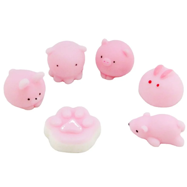 Squeeze Slow Rising Toys Mochi Squishy Toys Flybear Hot Sale TPR Mini Mochi Squishy Animal Stress Relief Other Baby Toys Soft