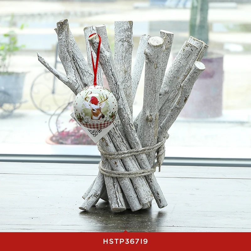 Christmas Tree Decoration Supplies Metal Crafts Cartoon Pattern Light Christmas Ball