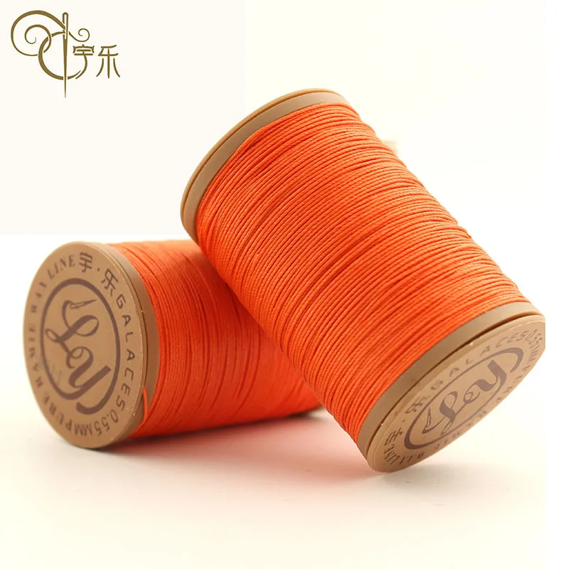 Wholesale 36s 100% Ramie Round Wax Thread 0.55mm Bracelet Braided Wax Thread For Clothing Sewing