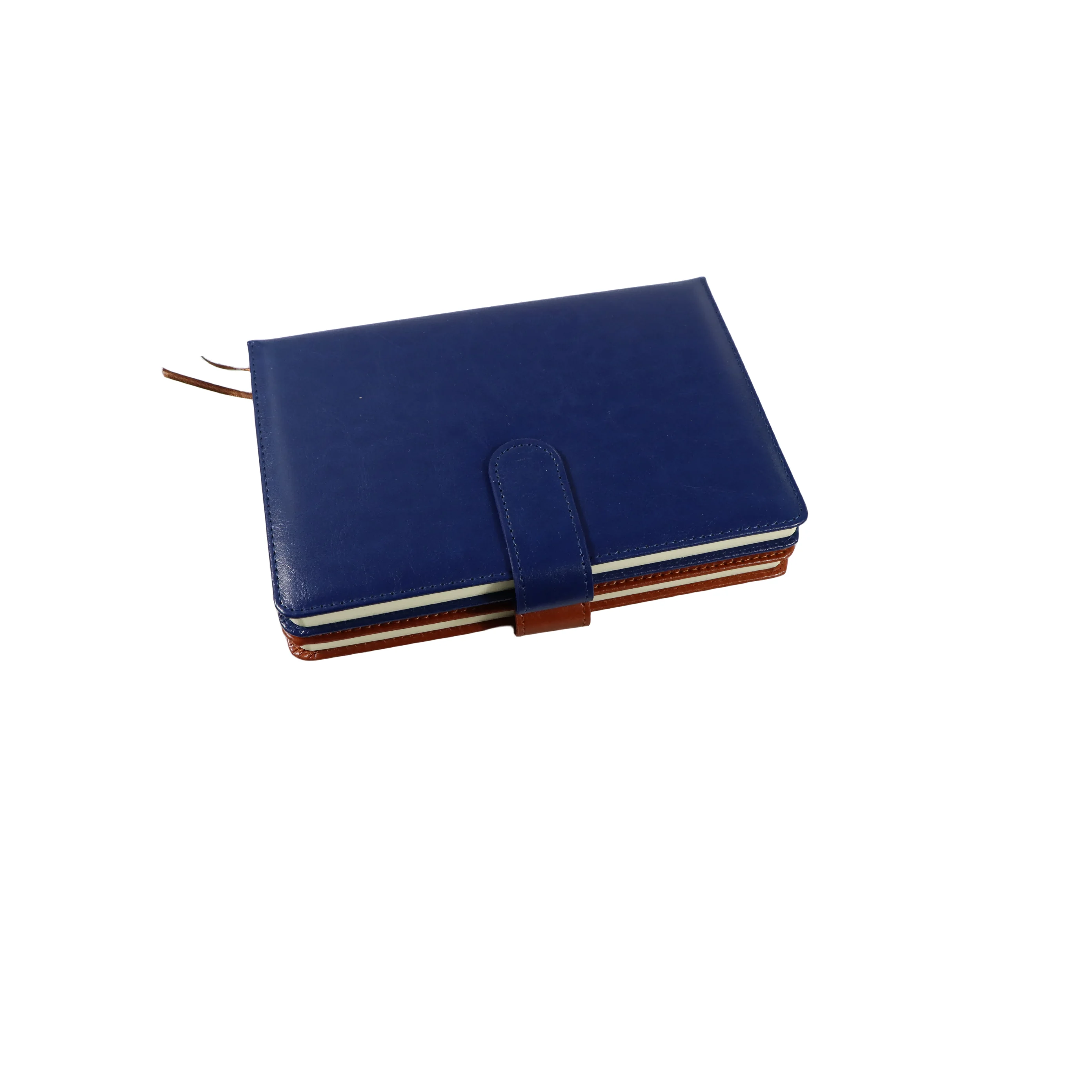 A5 Journal Agendas Notebook with Pen 2024 Custom Logo Pu Leather Gift Paper Material Notepad Spiral Notebook Leather Portfolio