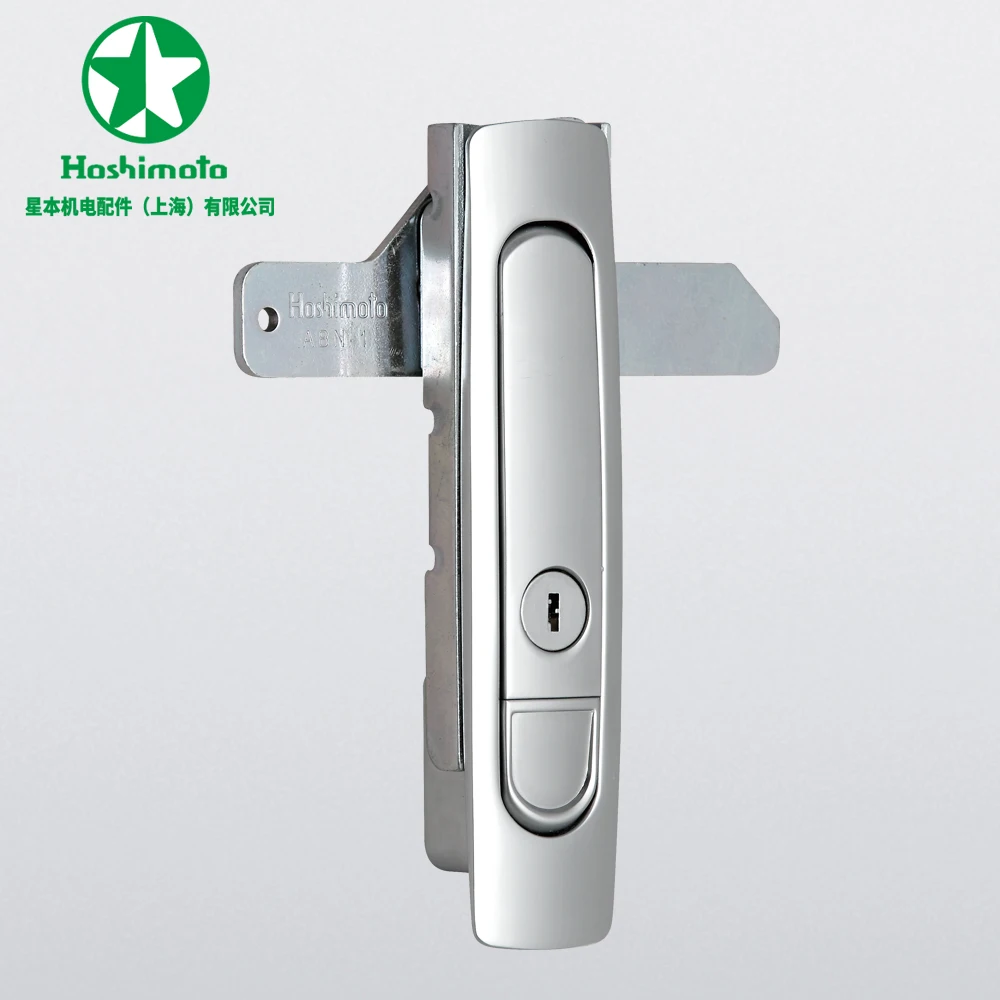 
AB-51 цинковый сплав промышленный Матовый хромированный flat дверные ручки панель шкафа замок трос, хорошее качество 