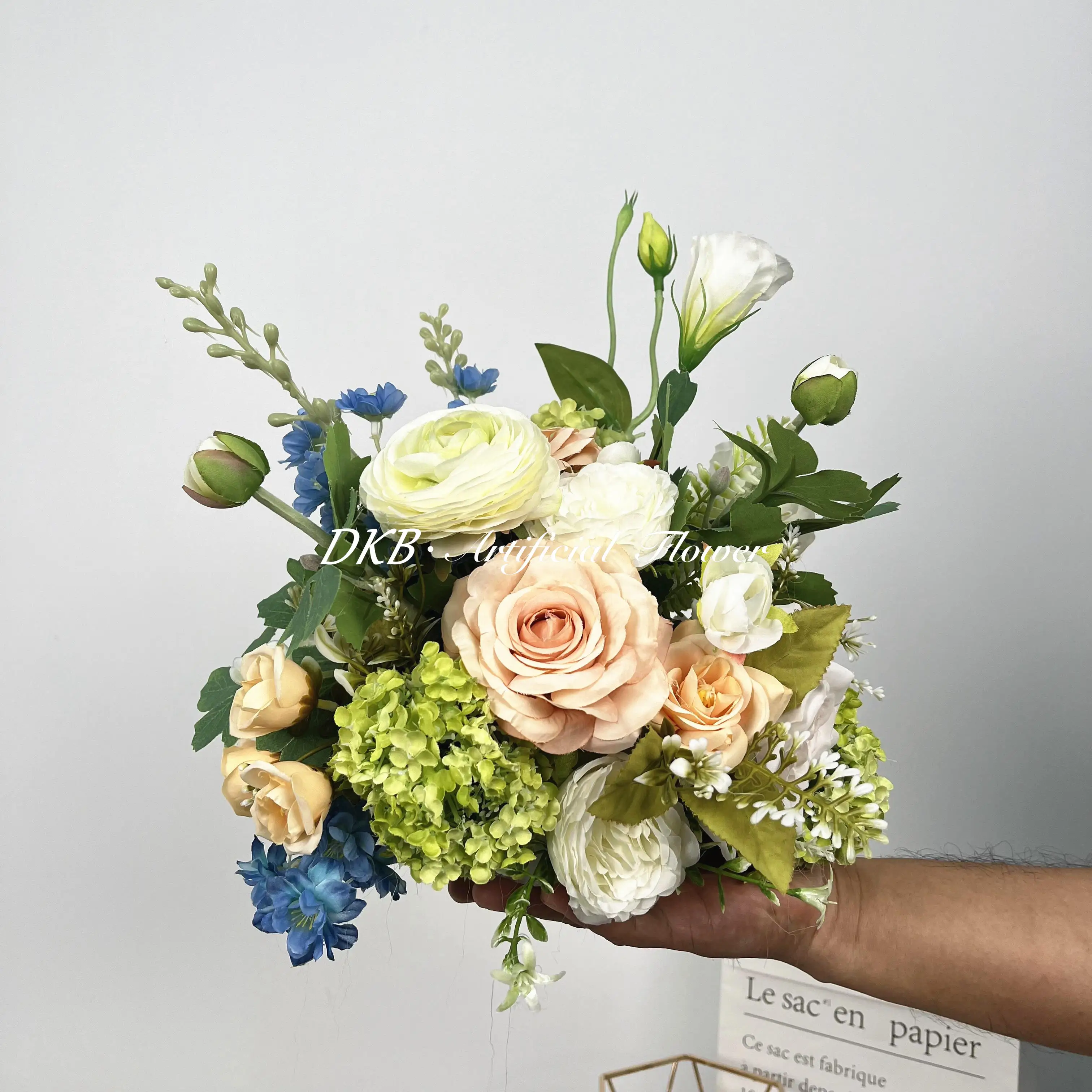 large suppliers artificial tall wedding decoration stand flower ball foam centerpieces