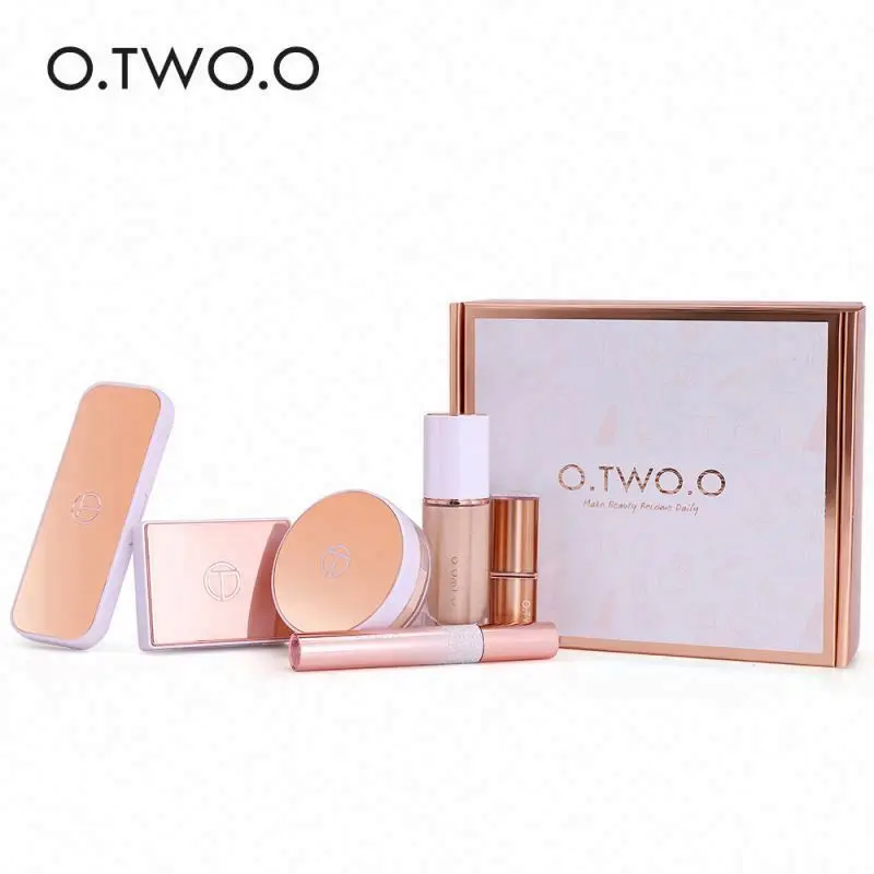 Foundation Mascara Eyeshadow Ladies Sets O.two. O Cosmetics Set Full Makeup Lipstick