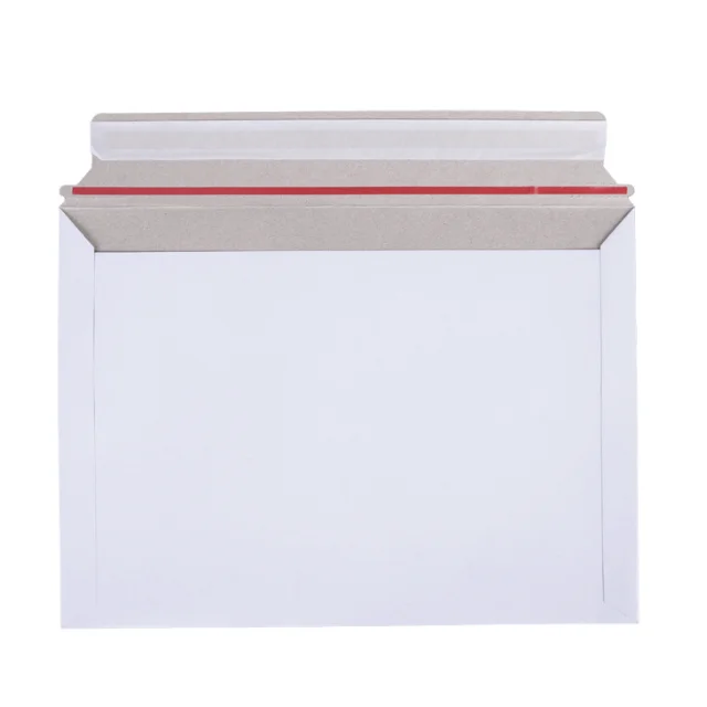 Custom A4A5C5 Recyclable Cardboard Envelope Document Mailers Envelopes For Express Delivery