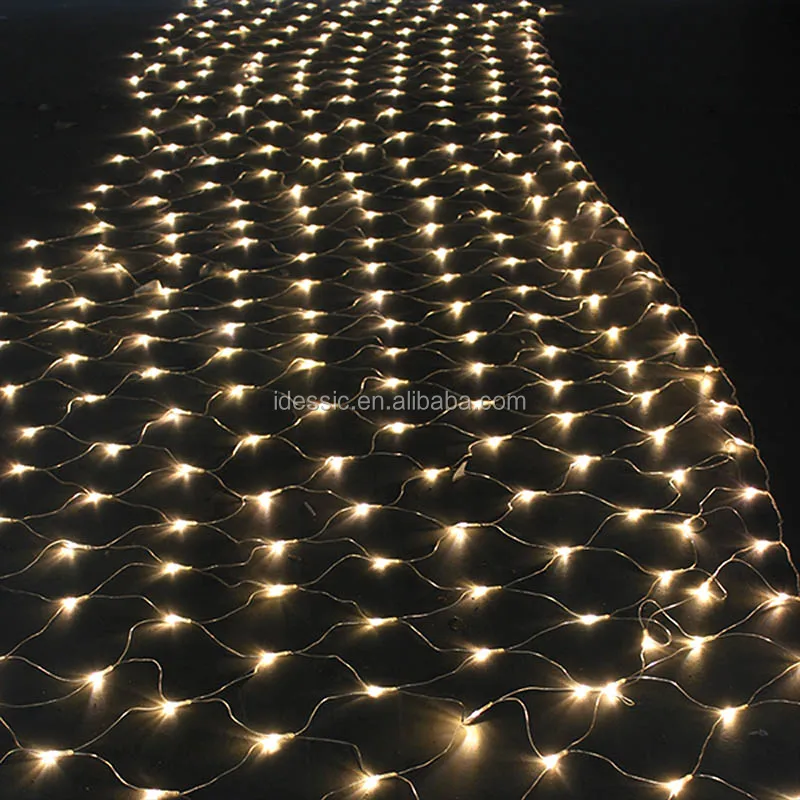 Connectable LED fariy lights net string lights decoration for parties warm white cool white multi color for outdoor