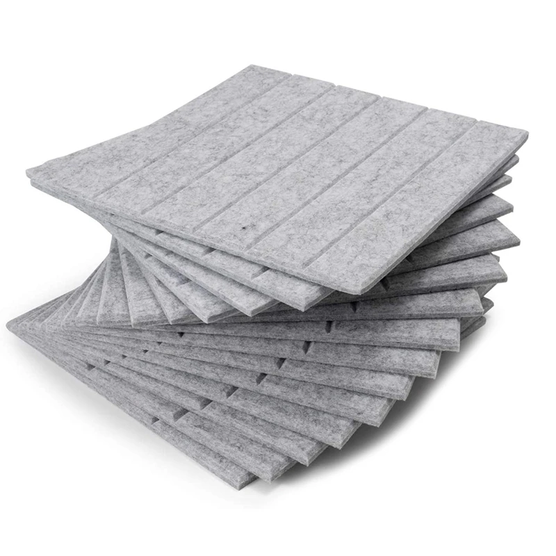  Sound Absorbing Acoustic Panel Clothing Acoustical Paneling for Recording Studio Fabric Wall Edge Resin Glass Frame Wool