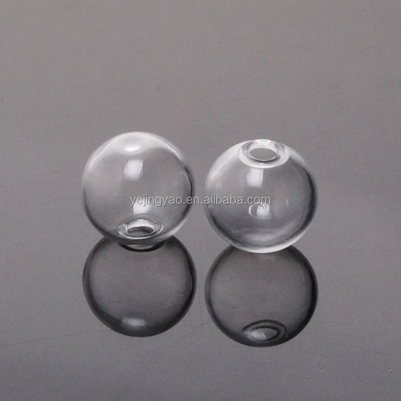  Лампворк ручной работы маленький прозрачный стеклянный шар с отверстиями