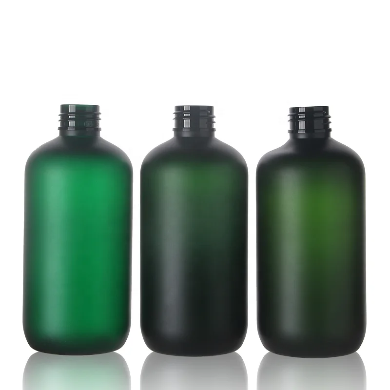 New product 250ml green colored Plastic Toners cosmetic packaging bottle