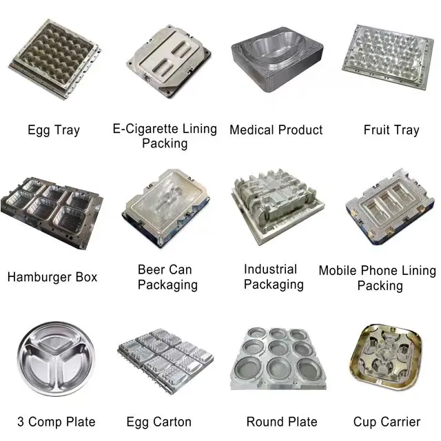 6 holes of degradable egg tray egg box mold,wholesale egg tray pulp tray special-shaped mold,paper cup holer mold
