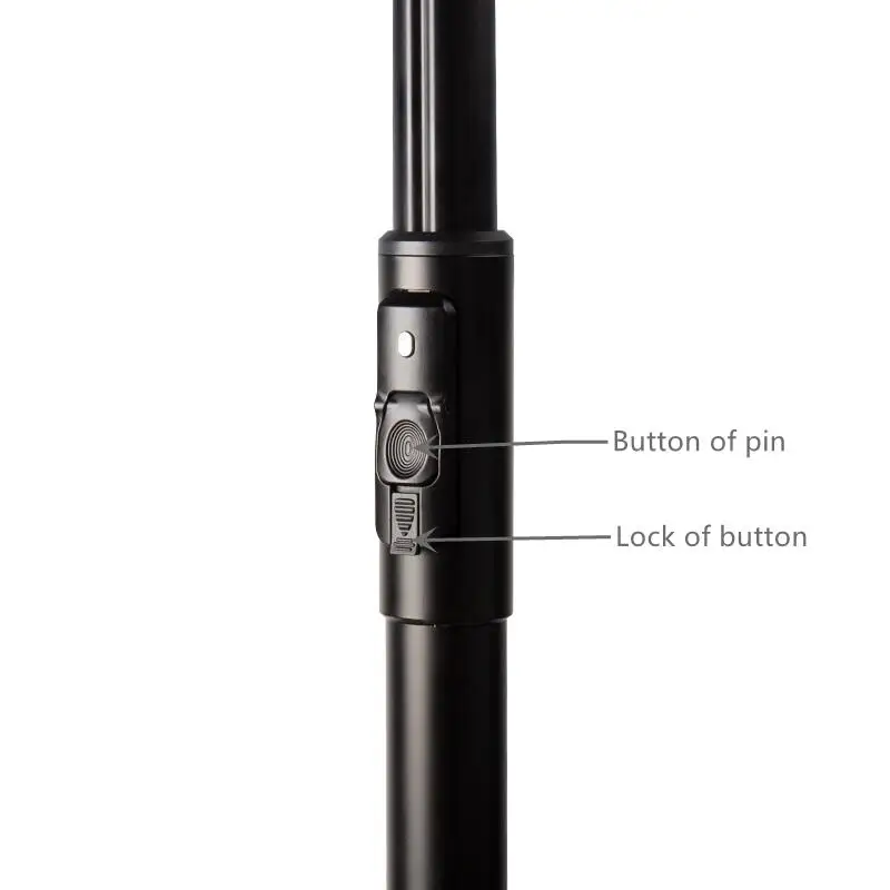 OEM New Generation Clutch Automatic Locking System Adjustable Floor Speaker Stand, suitable for 12-inch and 15-inch speakers