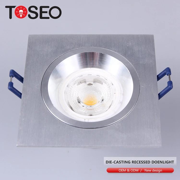 Down Lighting Manufacturers Led Cob High Quality Aluminum Square 5w Mr16 Spot Light Surface Mounted Down Light