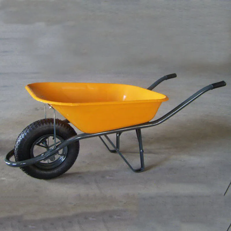 Wholesale Modern Manual Tools Single Wheeled Handcart Garden Metal Wheelbarrow