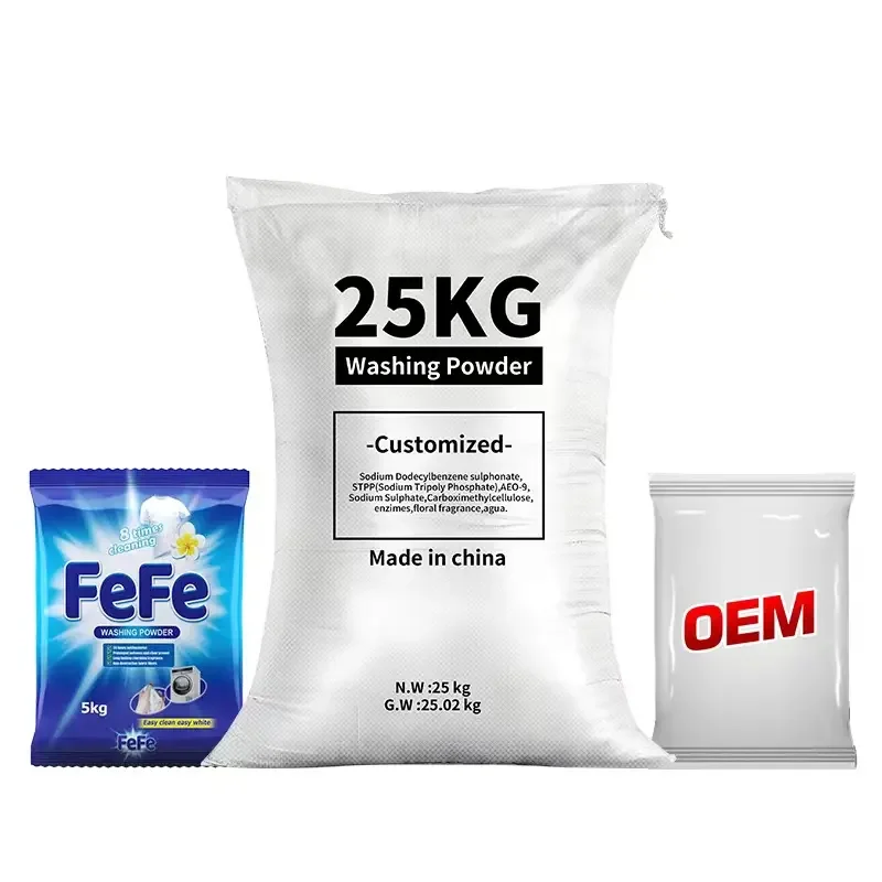 OEM Factory Price High Foam Organic Washing Powder Bulk Laundry Detergent Powder for Washing Clothes Underwear