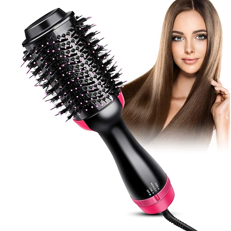 
Hair dryer One Step Hair Straightener Hair Curler Brush 3 in 1 Brush Blow Dryer Styler for Woman Hot Air Brush 