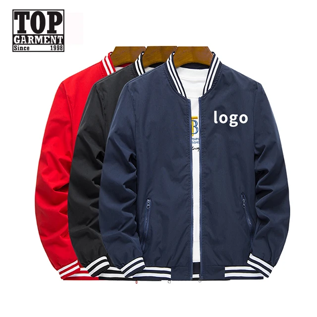 Custom Baseball jacket superdry windbreaker varsity jacket man waterproof plus size jackets