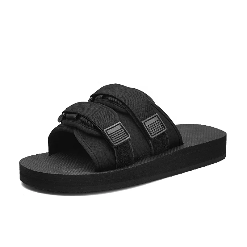
Wholesale outdoor soft material rubber eva summer men casual shoes sandals mens slide slipper. 