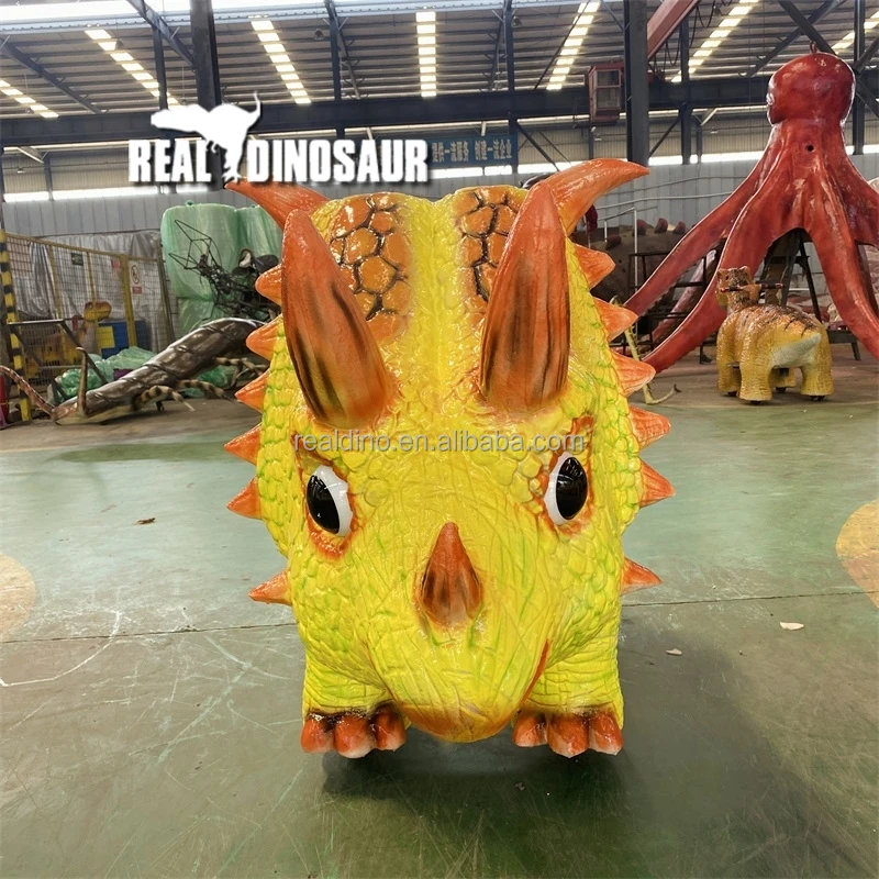 Outdoor Playground Electrical Scooter Dinosaur Animal Kiddie Rides Car
