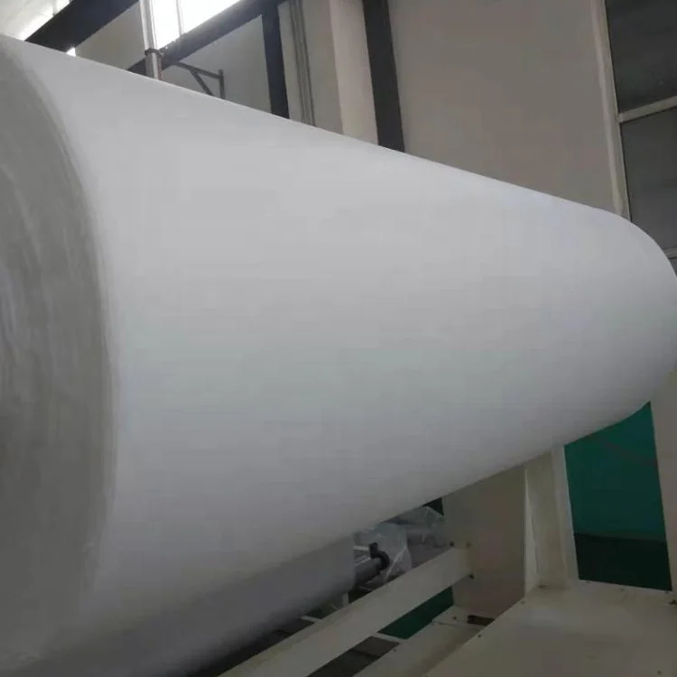 Factory supply good absorption 100% rayon nonwoven fabric jumbo roll / kitchen towel raw material spunlace non woven fabric