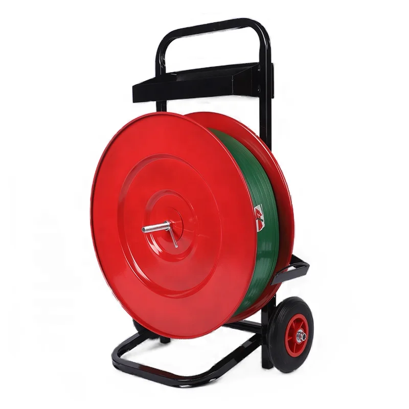 Assemble PET Strap PP Band Trolley Dispenser Cart Automatic With Brake