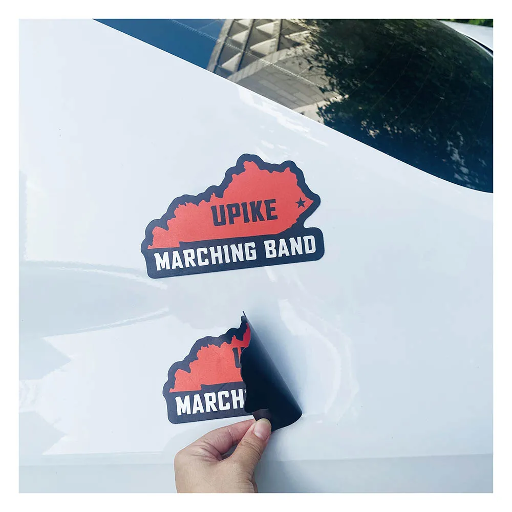 Custom Car Magnet Printing Vehicle Sticker Business Logo Removable Advertise Signs For Car Fridge Magnetic Stickers