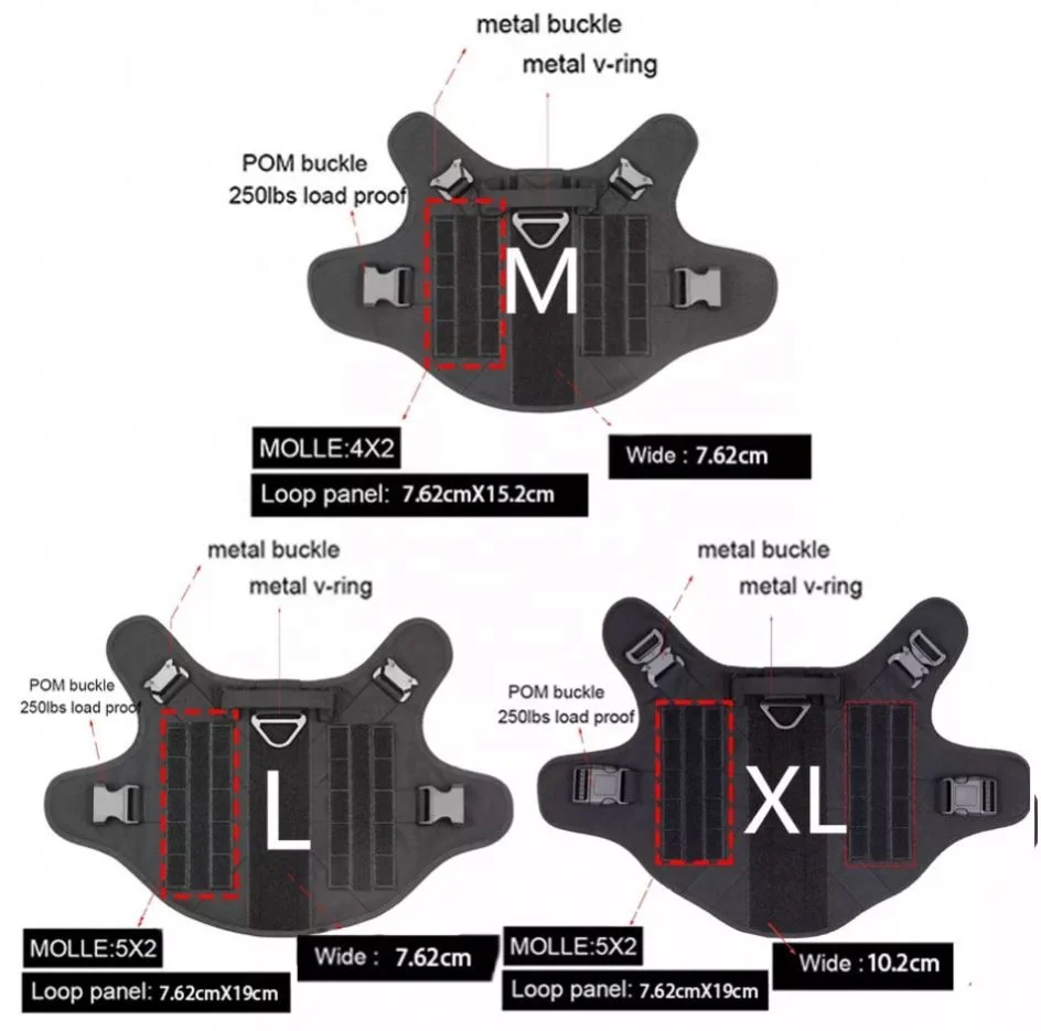 Brand New Dog Harness Set Comfy Jacket Fur ODM Quick Release Solid Dog Running Walking Training Hiking Designer Original MBX0702