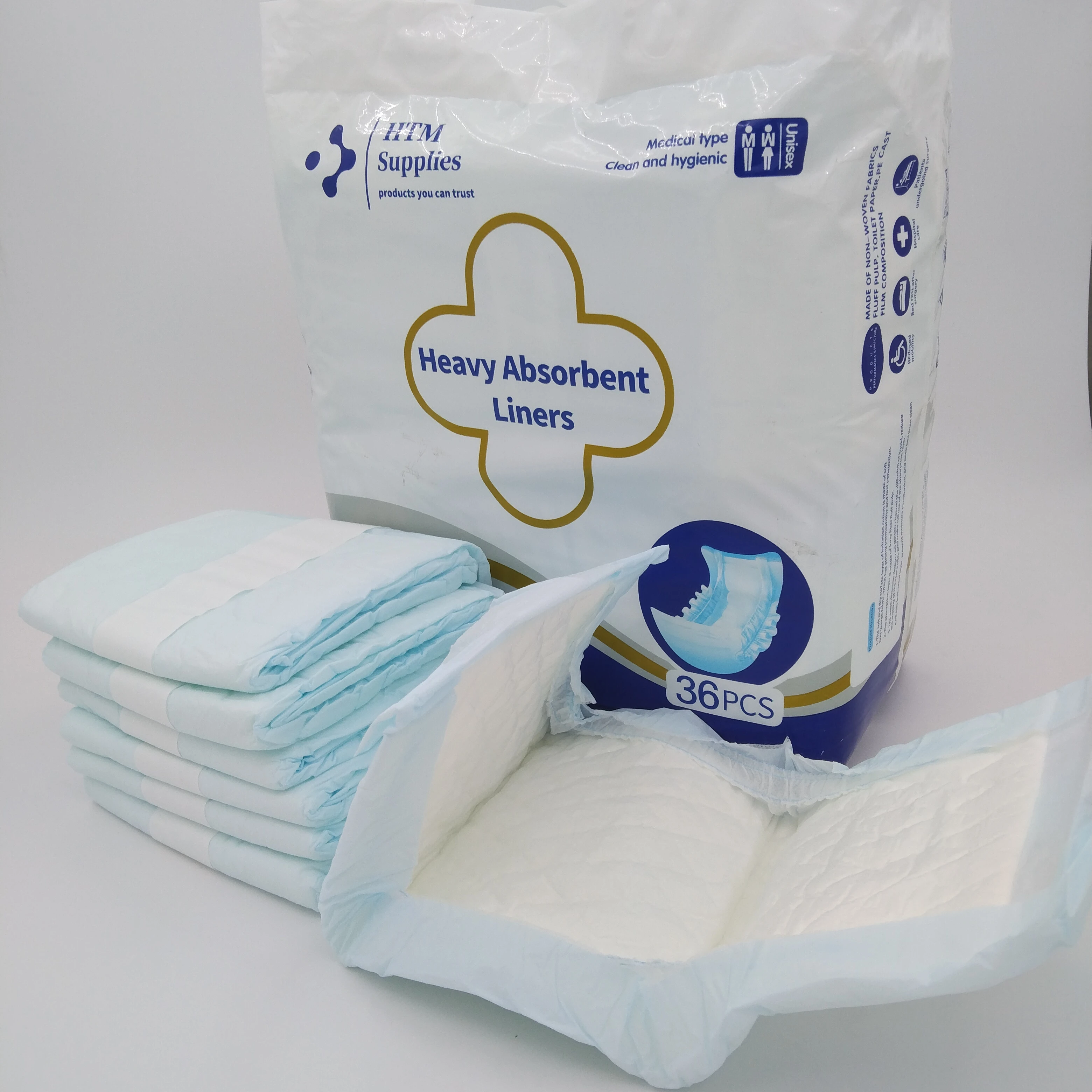 Wholesale Disposable Biodegradable Adult Diapers Super Absorbent Soft Training Pants Nappies Adult Diaper Pants