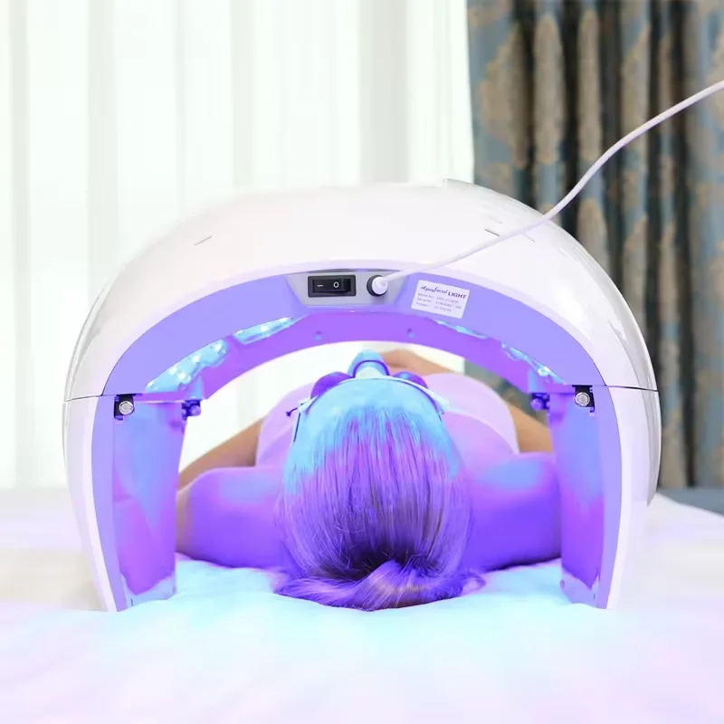 Professional Led Face Beauty 7 Color Photon Skin Rejuvenation Facial Beauty Pdt Led Light Therapy Machine