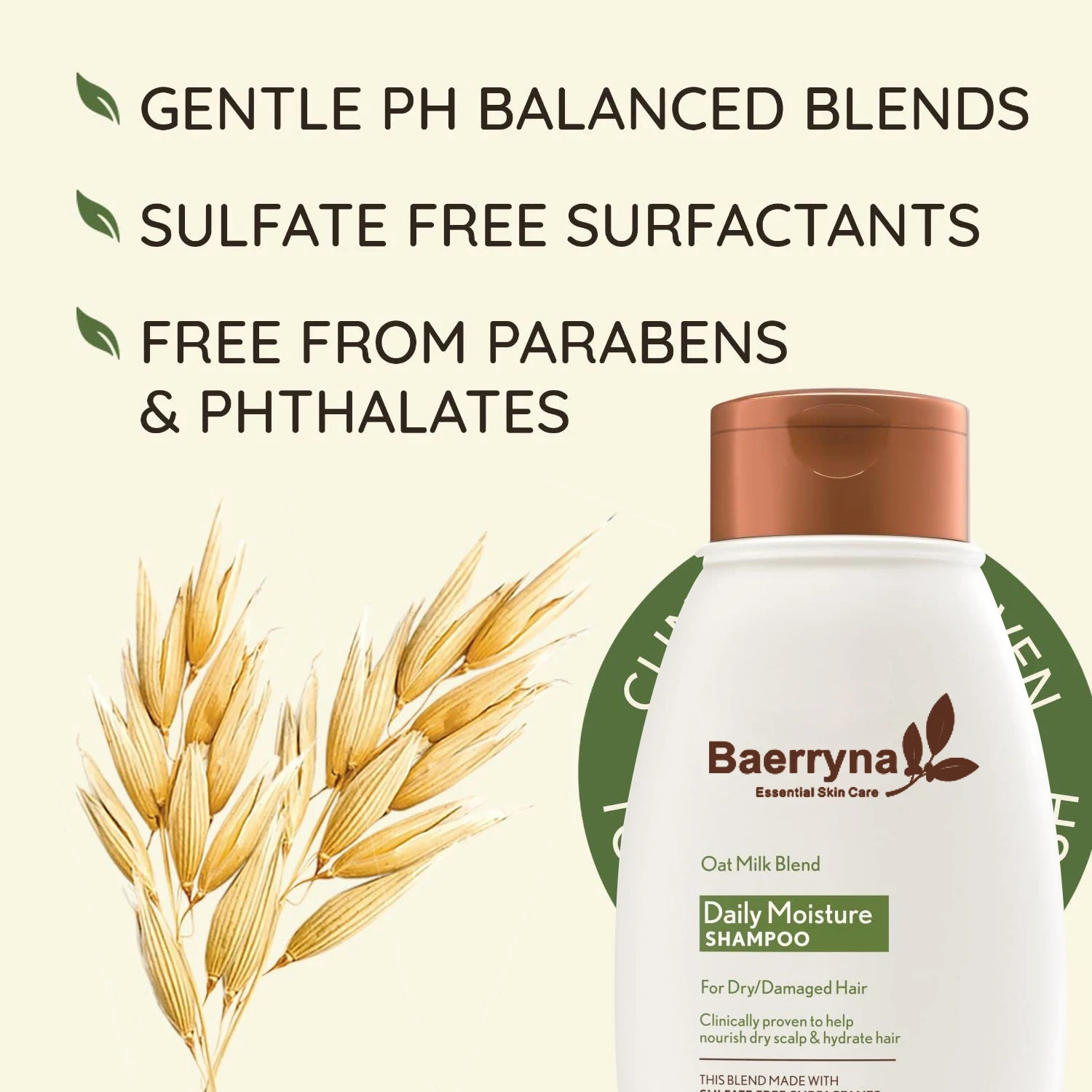 Soft Nourishing Balanced Clean Smoothing Moisture Nutrition Dry Hair Shampoo For Women