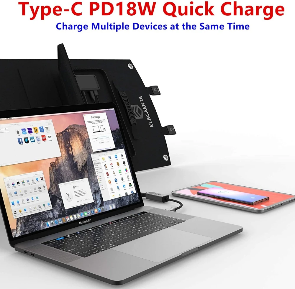 Camping Power Station Battery charger Wholesale Portable  Foldable Solar Panel