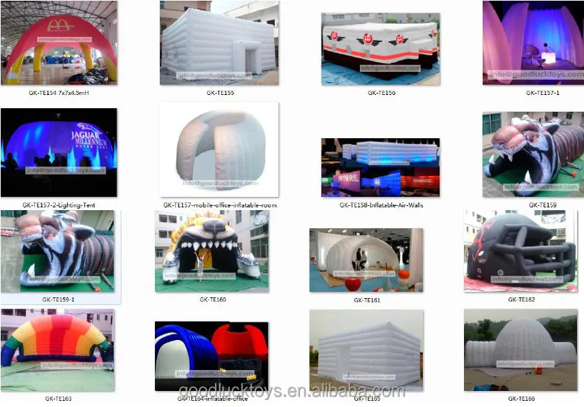 china inflatable supplies  shell structure LED lighting mobile club tent inflatable photo booth