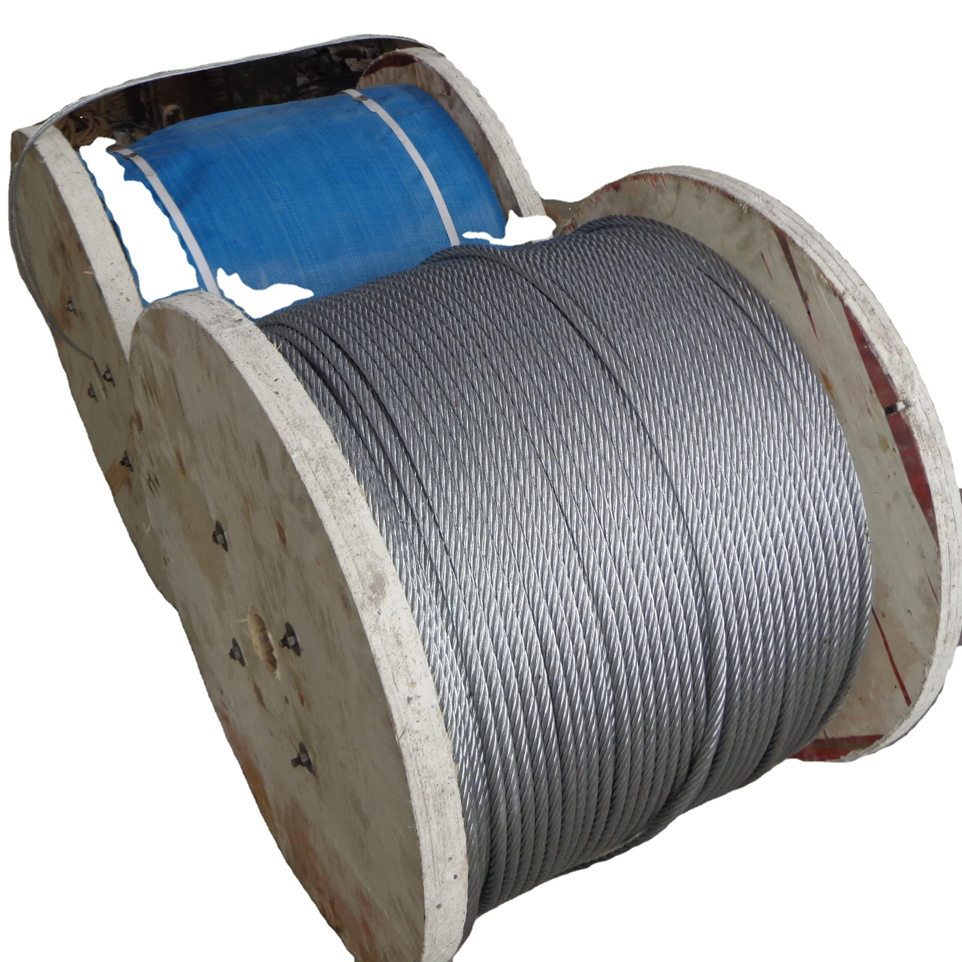 16MM Steel Wire Rope Ungalvanized Used Steel Wire Rope for Crane 1370/1770 Mpa Double Tensile Strength Price Factory