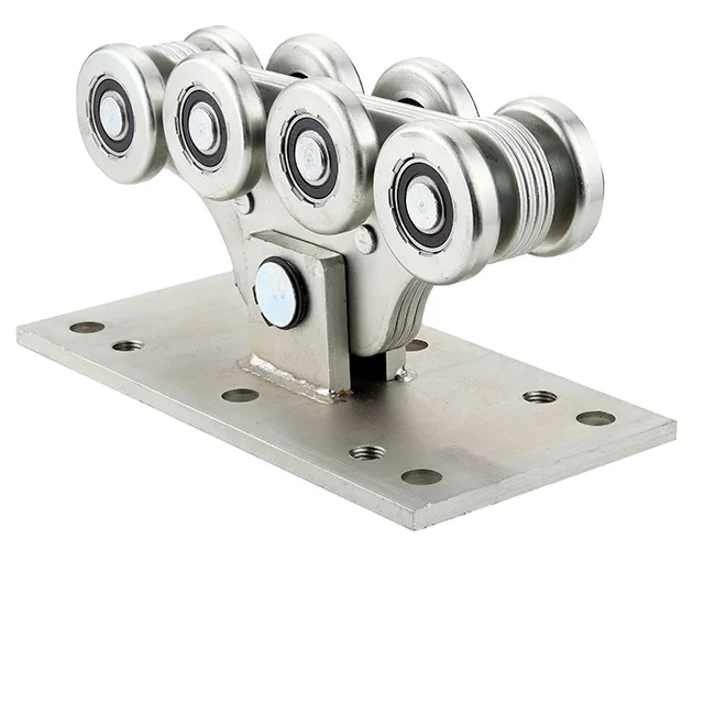 Оцинкованные ролики, роликовые ворота, скользящие консольные ворота, 8 больших золотых роликов