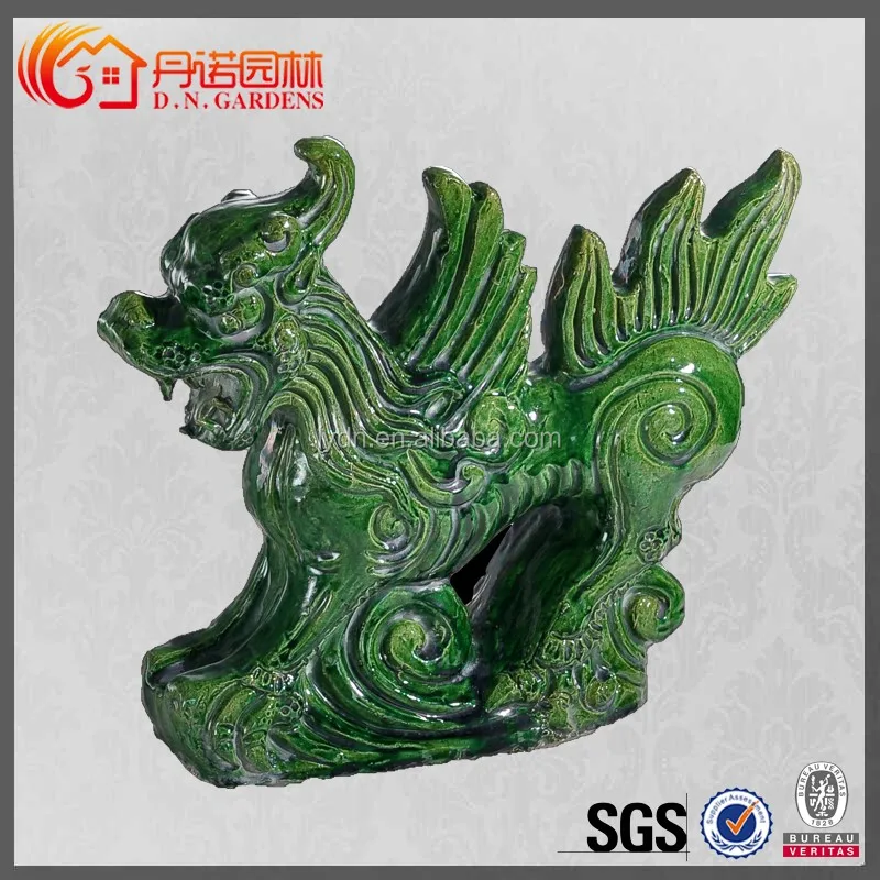 Traditional Chinese roof ornaments ceramic tiles