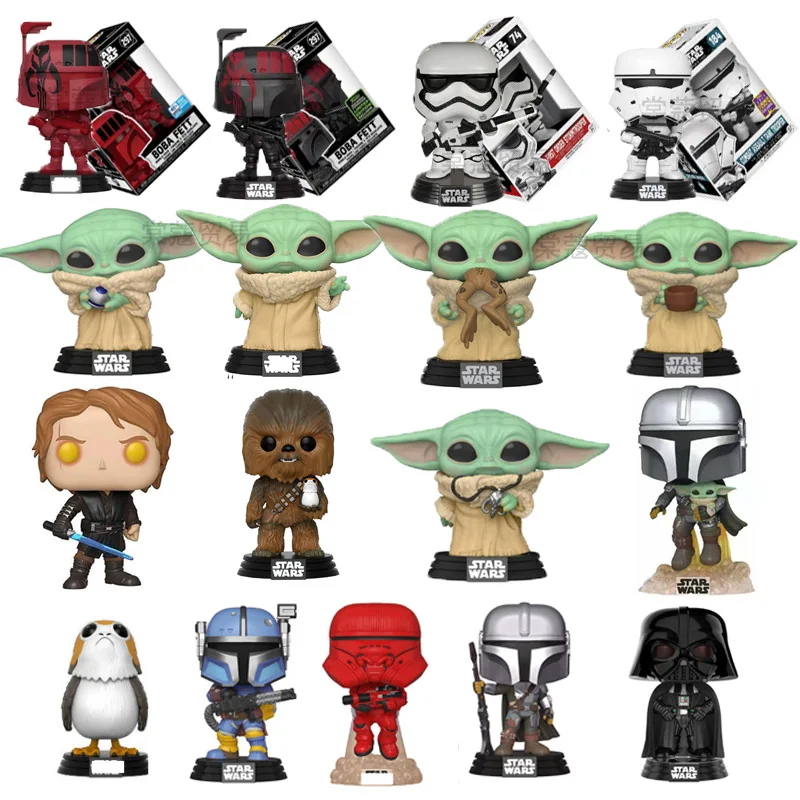 Funko поп Звездные войны йода малыш мандалор куклы украшения ручной