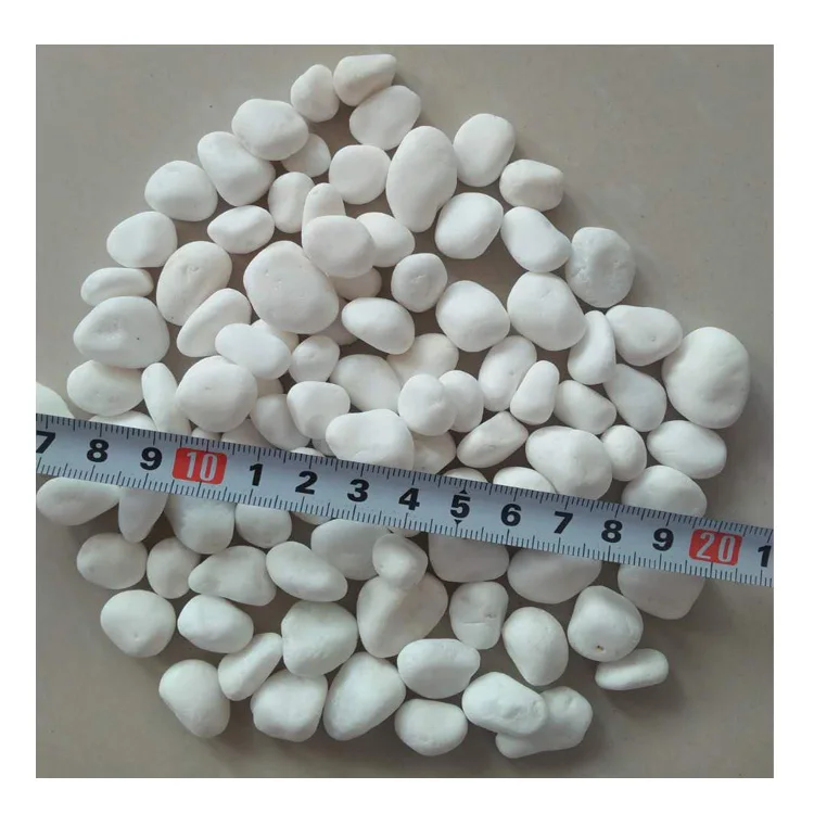 Wholesale Machine Making Pebbles Snow White River Rocks For Garden Decoration