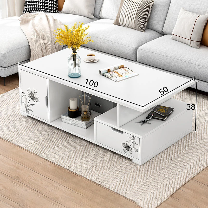 Hot Sale Lift Up Living Room Furniture Rectangle Modern Wood Coffee Table With Storage Tea Table Design