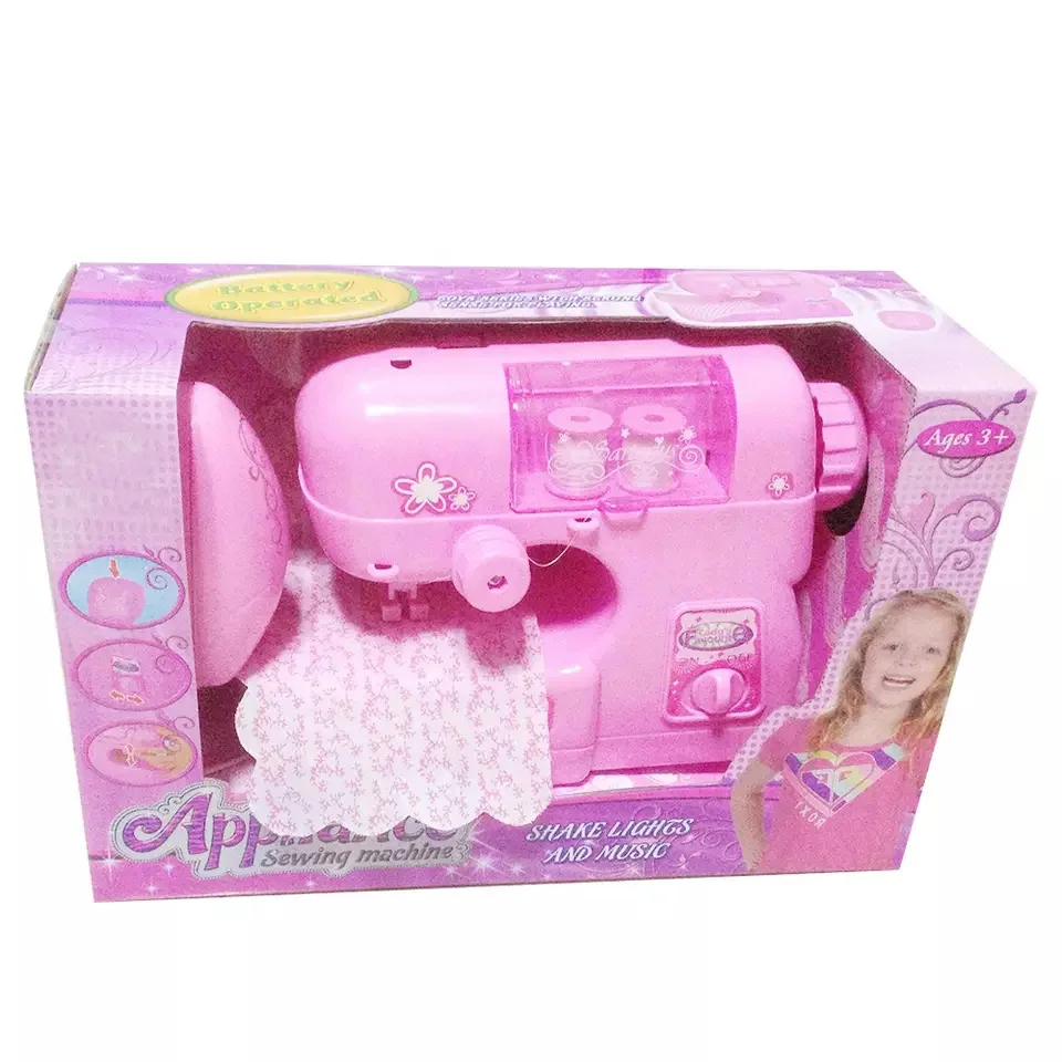Kids Sewing Machine,Girl Sewing Toy Set,B/o Toys Play Set