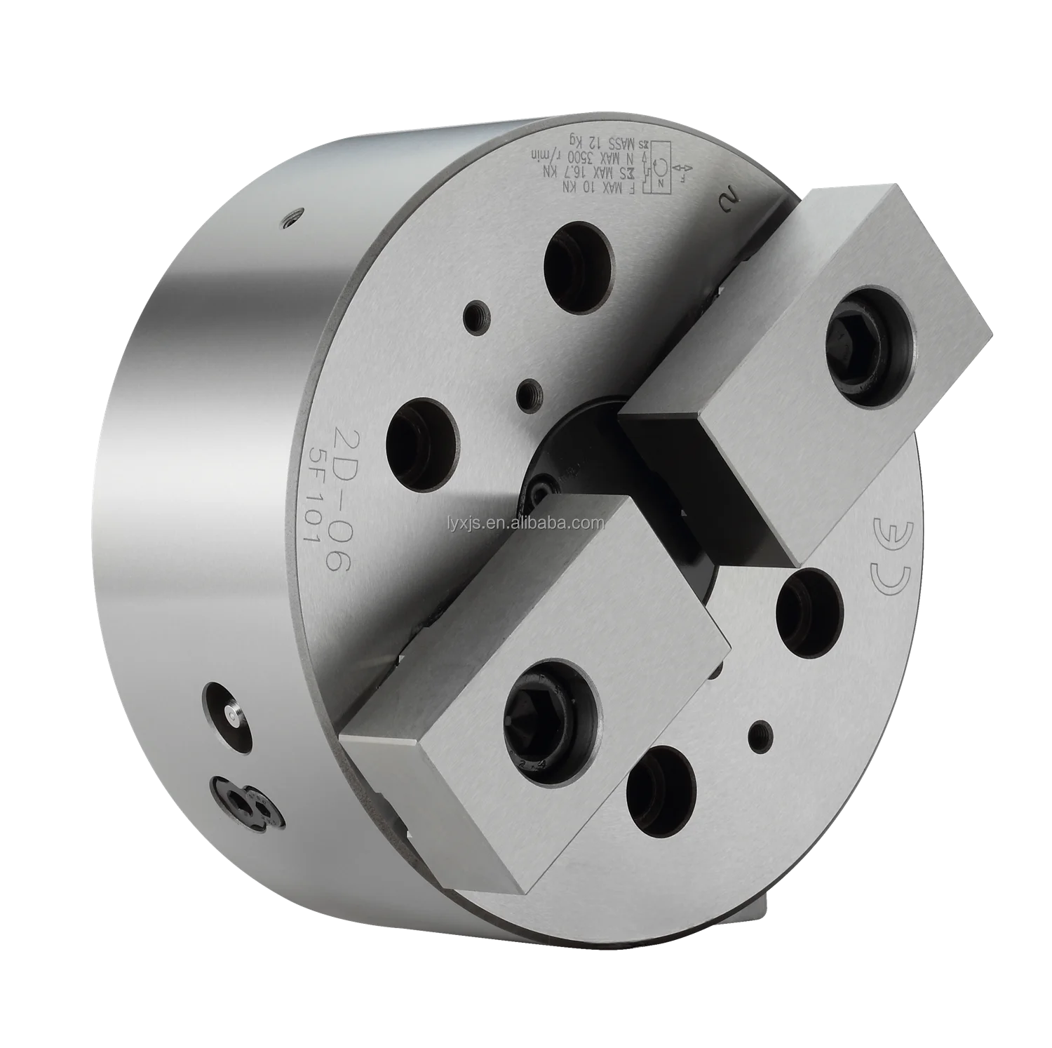 OPBT-206 2 Soft-Jaws Lathe Chuck Hydraulic chuck 2 jaw A2-5 Nose of Spindle lathe chuck