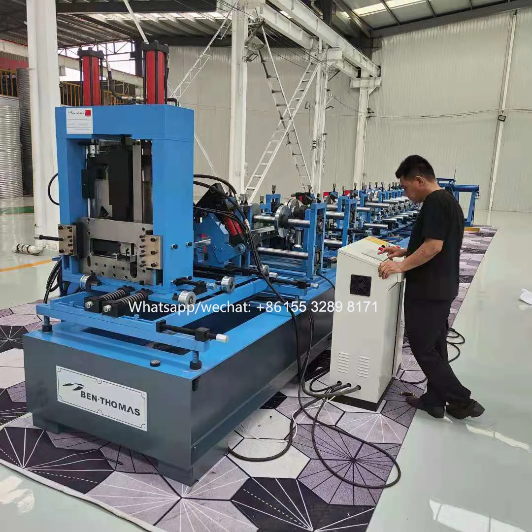 High quality automatic steel z purlin making machine price for selling
