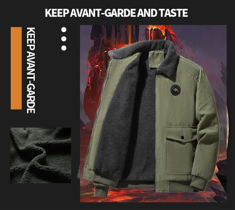 men fleece coat winter inner jacket coats thick warm windproof oversized high quality comfortable tactical