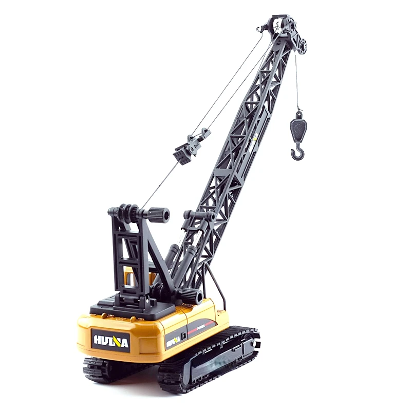 HUINA 1811 1:50 Multi-functional engineering car boy birthday toy ornaments alloy crane model static construction truck series