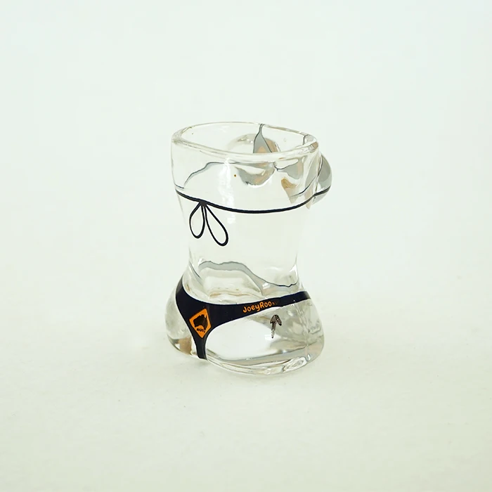 Hot sale High quality 50ml Unique Shaped Women Body Sexy breast Bikini Shot Glass