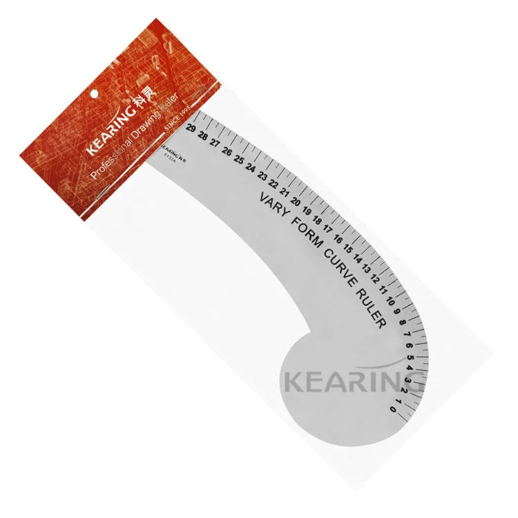 Kearing 2018 NEW 32CM Aluminum French Curve for Fashion Design Pattern Making #6132A