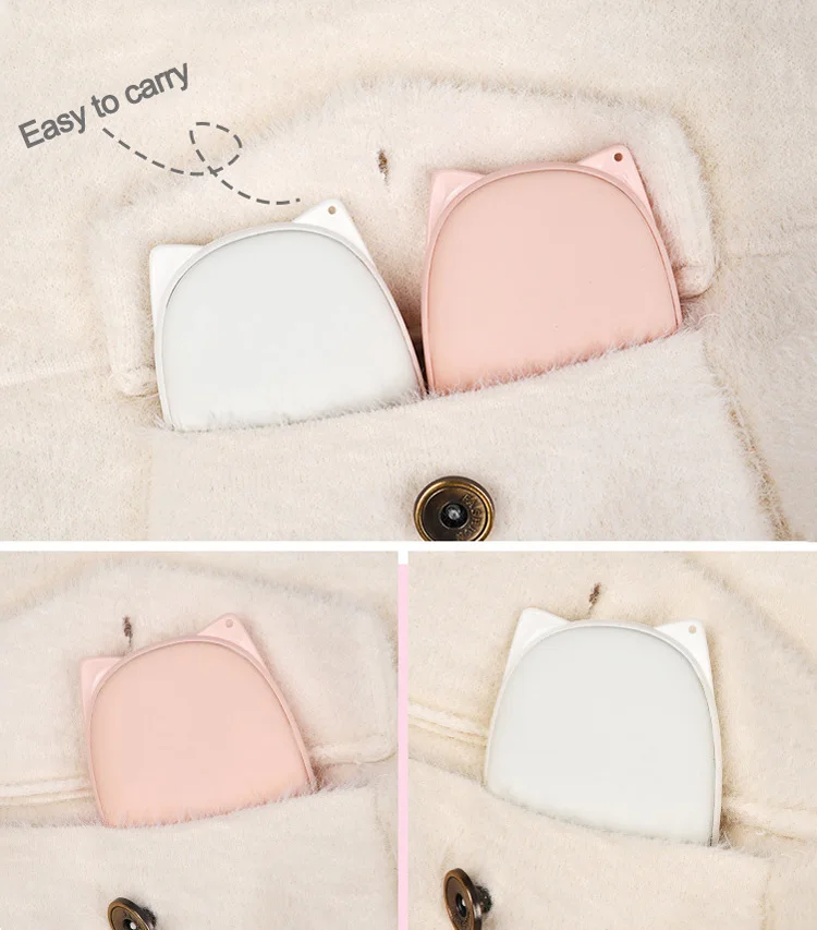 Custom Rechargeable Electric Hand Warmer Double-Sided Heating Mini Portable Pocket