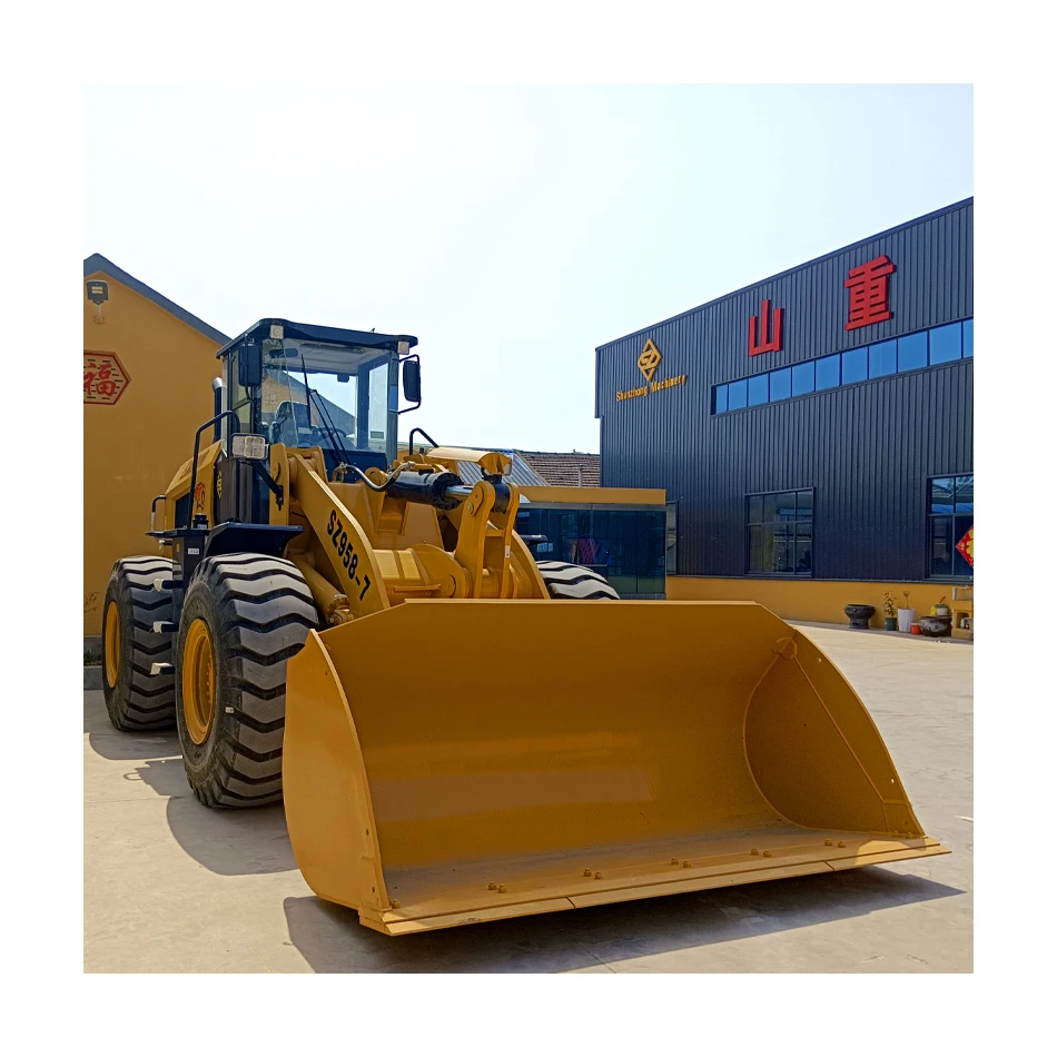 Four wheel drive multifunctional loader with a self weight of 16.5 tons, used in construction engineering, models 20, 30, and 50