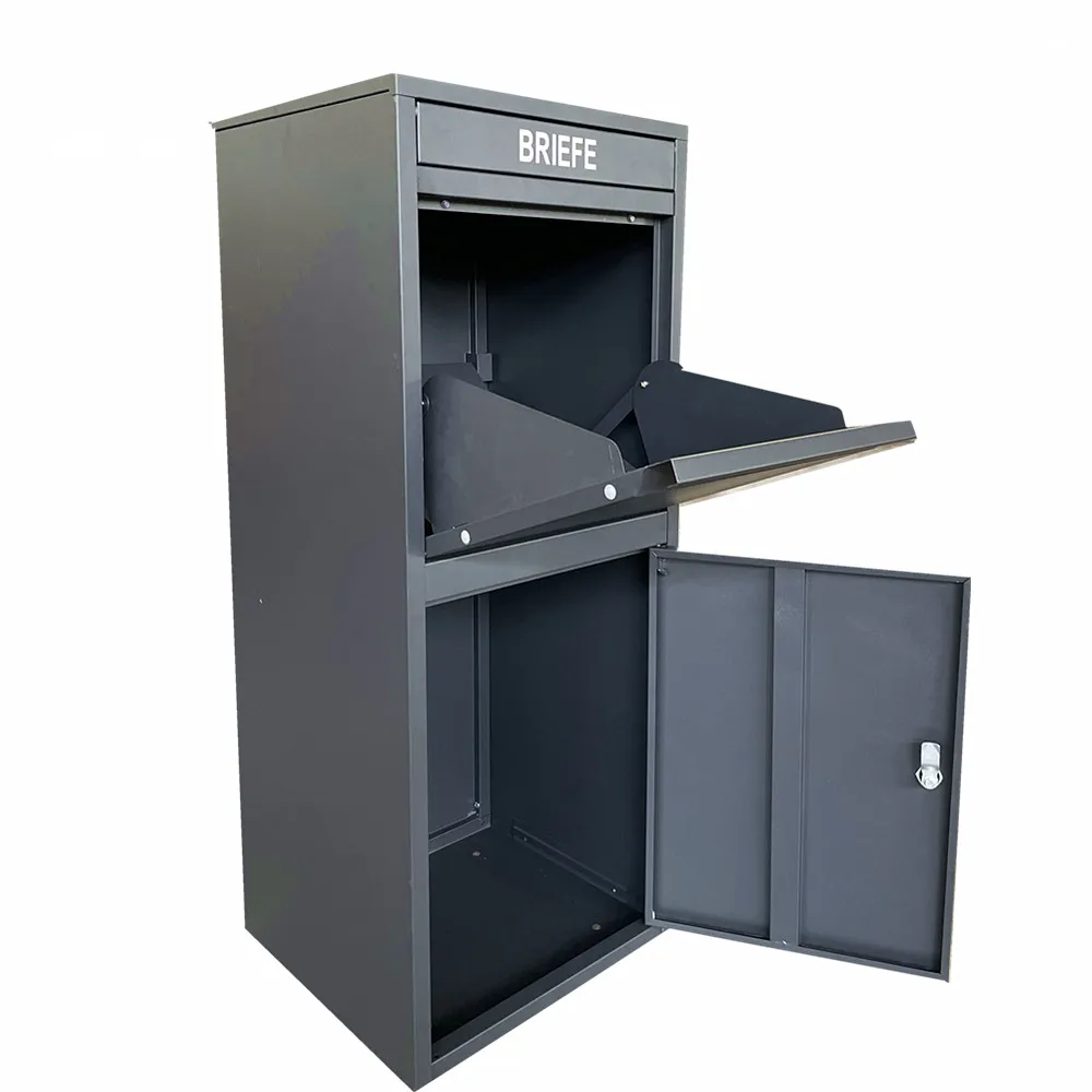 Новый стиль, оптовая продажа из Германии, высокий большой металлический почтовый ящик для газет и писем для улицы, производитель почтового ящика