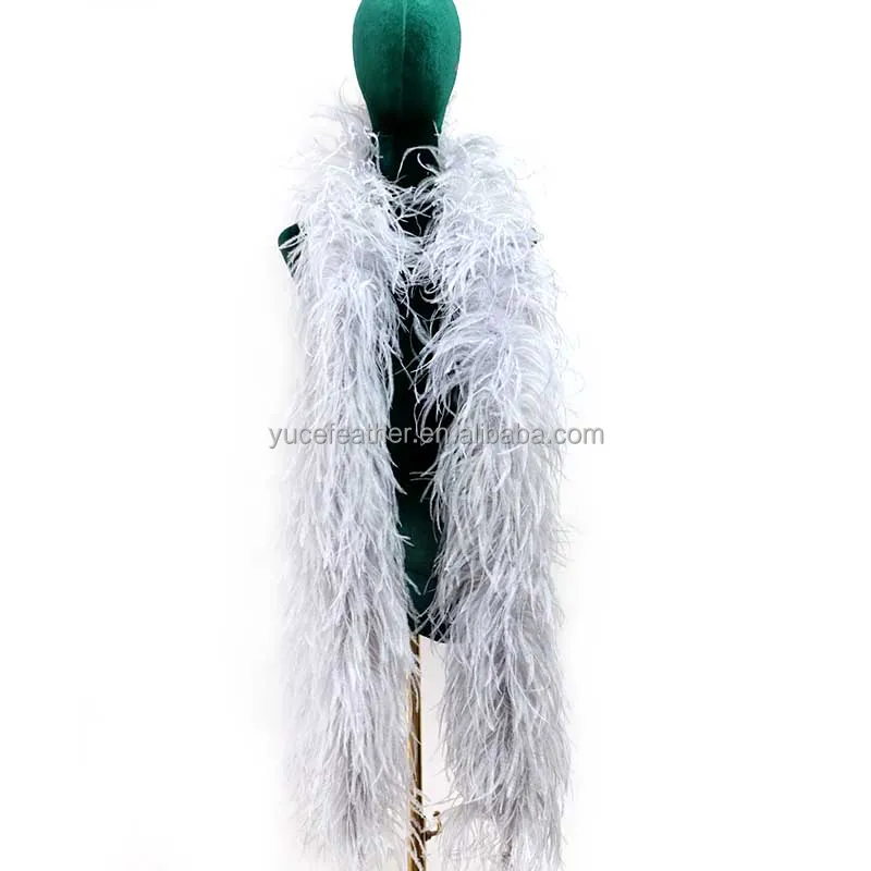 13-18cm Dyed Colors cheap large Thick Plumas 5 6 8 10ply Ostrich Feathers Boa feather for crafts clothing