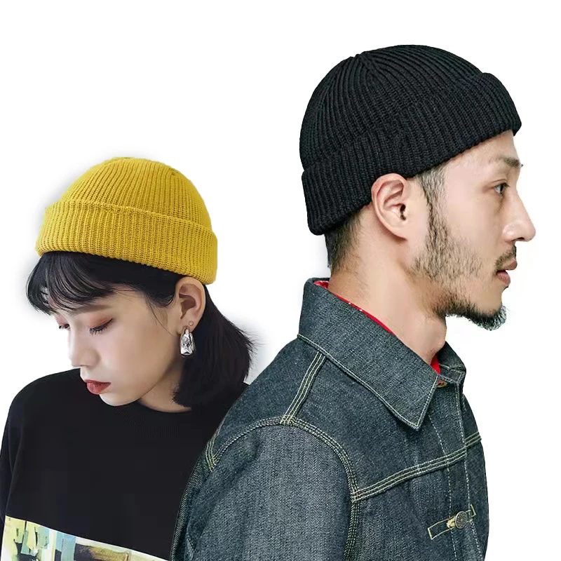 Women Men Beanies Female Girls Solid Color Beanie Warm Bonnet Casual Autumn Cap Knitted Plain Winter Hats